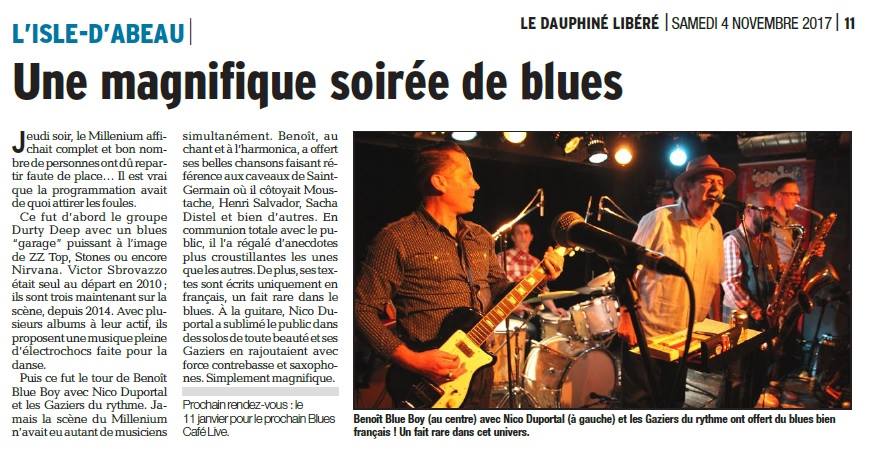 Dauphiné Libéré - Blues Café