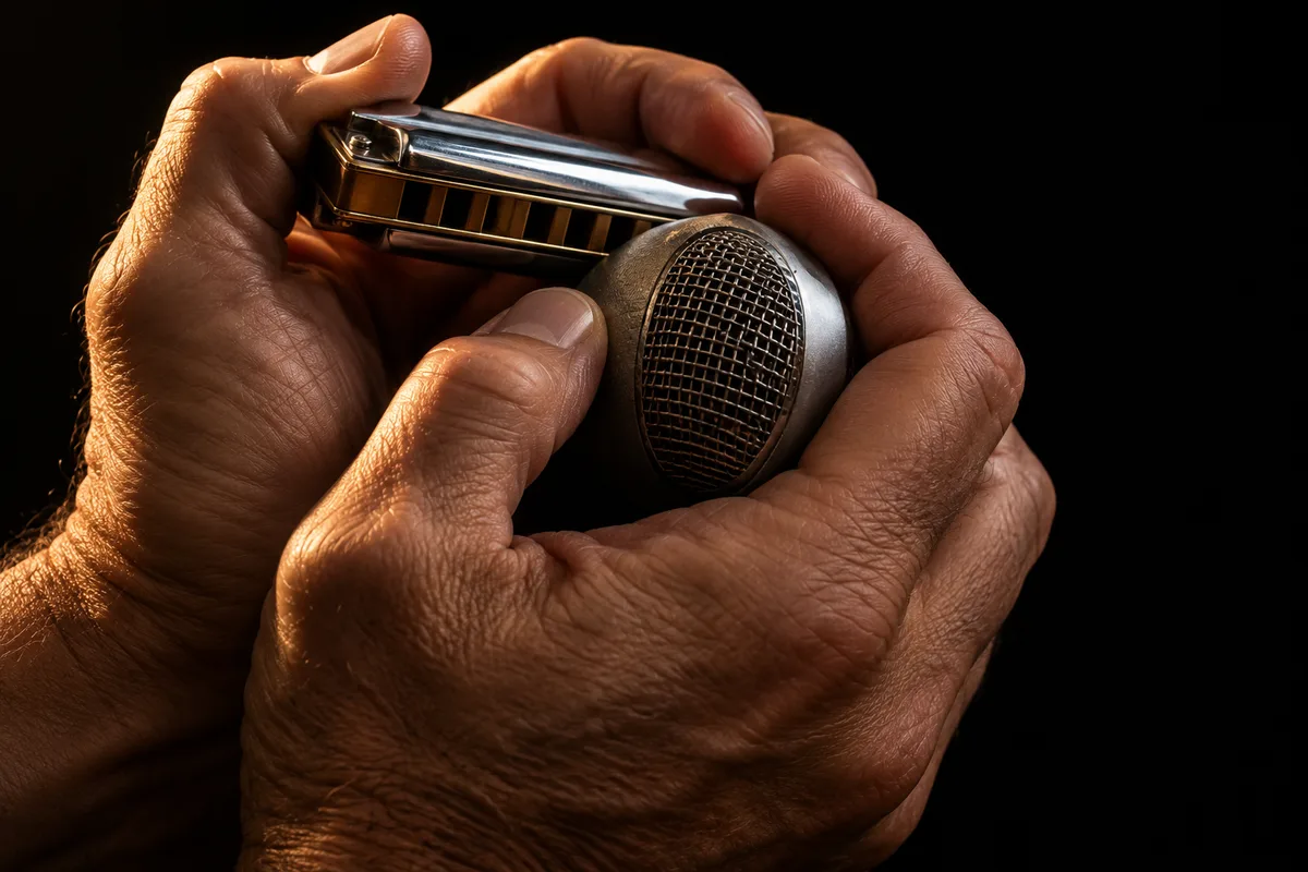 Jouer le blues sur scène : voix et harmonica amplifiés