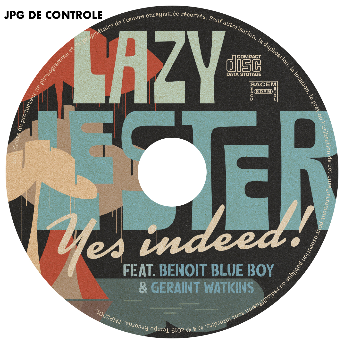 rondelle Lazy Lester yes indeed JPG de controle